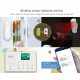 Kit Système d'alarme de sécurité domestique wifi GSM 4G Application tuya compatible Alexa et googleHome Avec sirène éxtérieure 